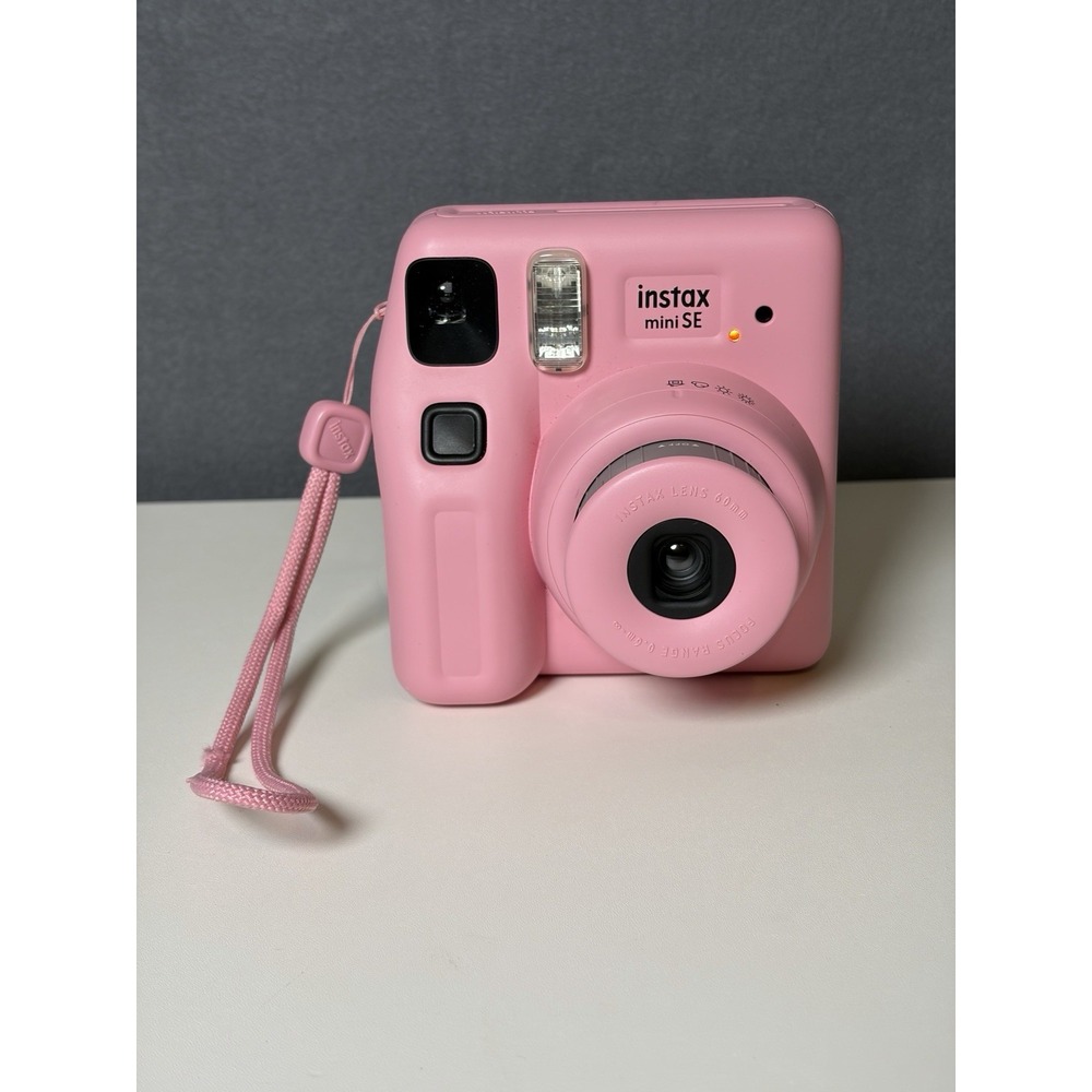 Fujifilm Instax Mini SE Instant Camera TESTED & WORKING (Missing battery cover)